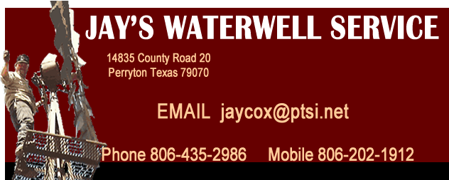 Jay's Water Well Service  Perryton Tx